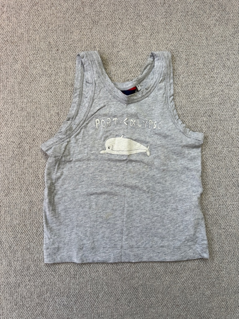 Kids' Gray 'Port Calypso' Dolphin Graphic Tank Top